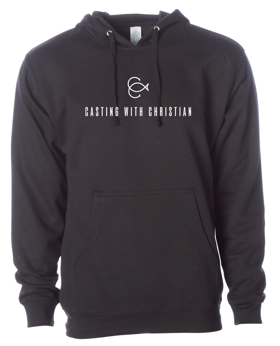 Casting with Christian Adult Hoodie