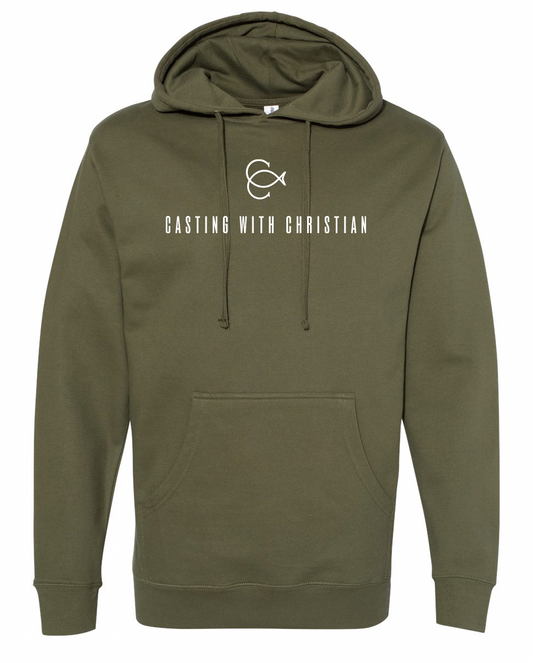 Casting with Christian Adult Hoodie