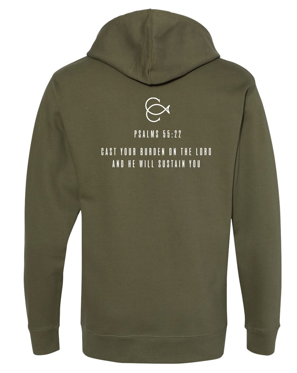 Casting with Christian Adult Hoodie